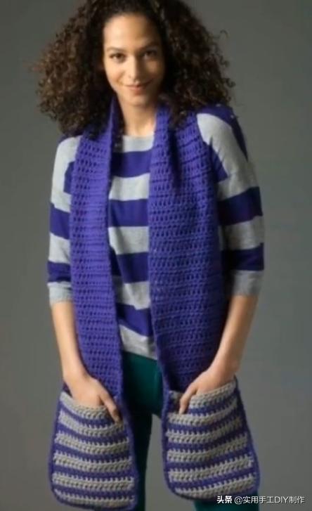 针织围巾新款图片大全,最新款围巾百搭又洋气针织