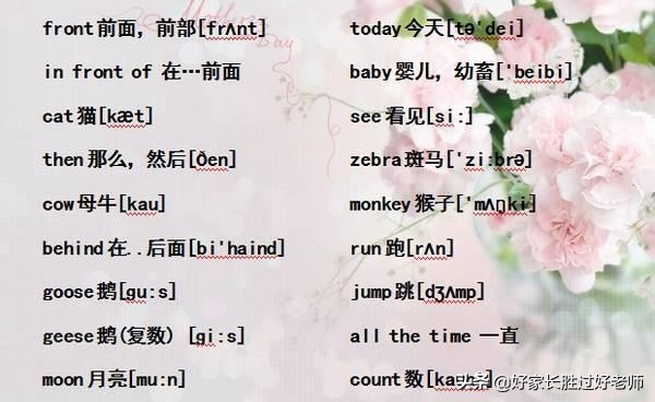 小学英语“单词表+音标”！给孩子贴墙上背熟，初中都领先一大截