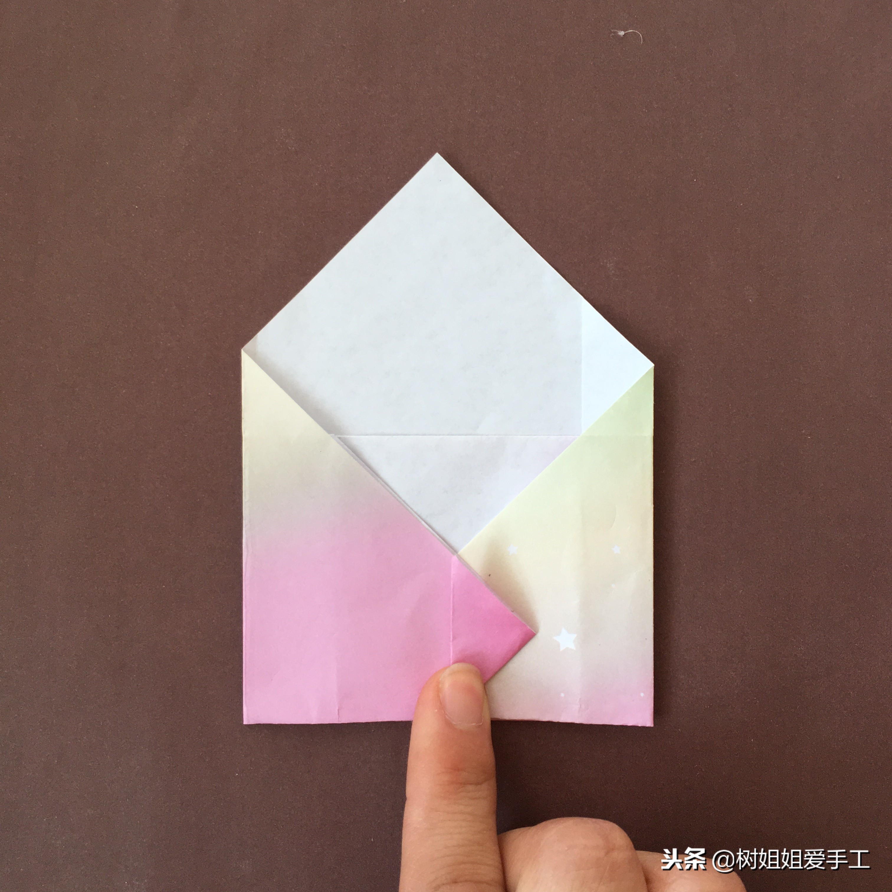 超可爱信封折纸教程,折纸信封折法简单又漂亮