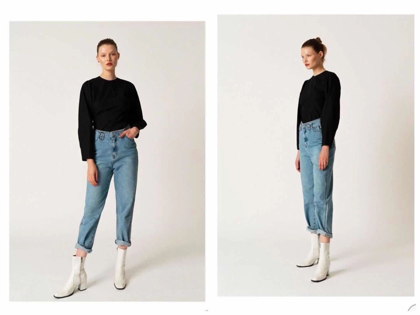 这三条牛仔裤，冬天快来耍宝