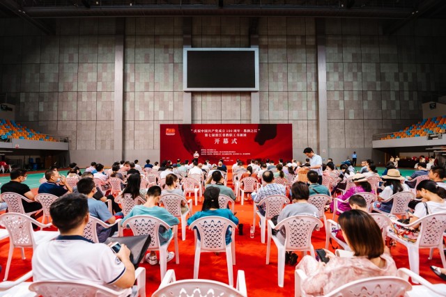 笔墨丹青歌颂*党**弘扬国粹立师德第七届浙江省教职工书画展嘉兴展出