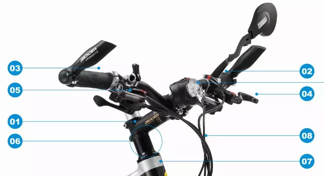 自行车各个零件名称图解,自行车部件名称图解高清