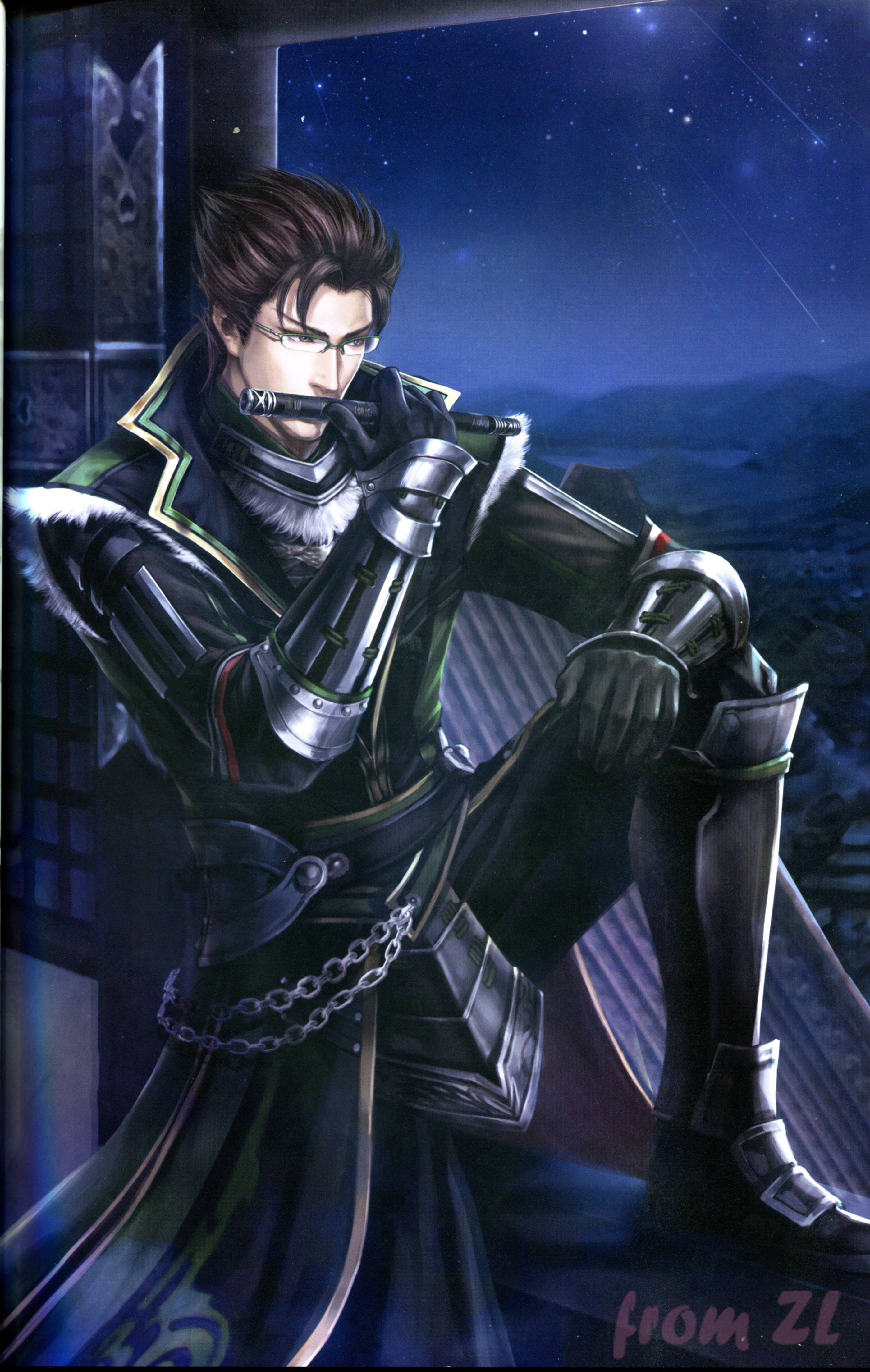 战国无双4设定角色原画集，神无双极意55名武将CG插画壁纸欣赏