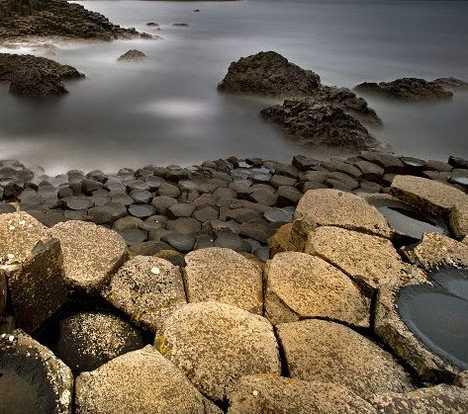 七星岩自然奇观图片,玄武岩奇景