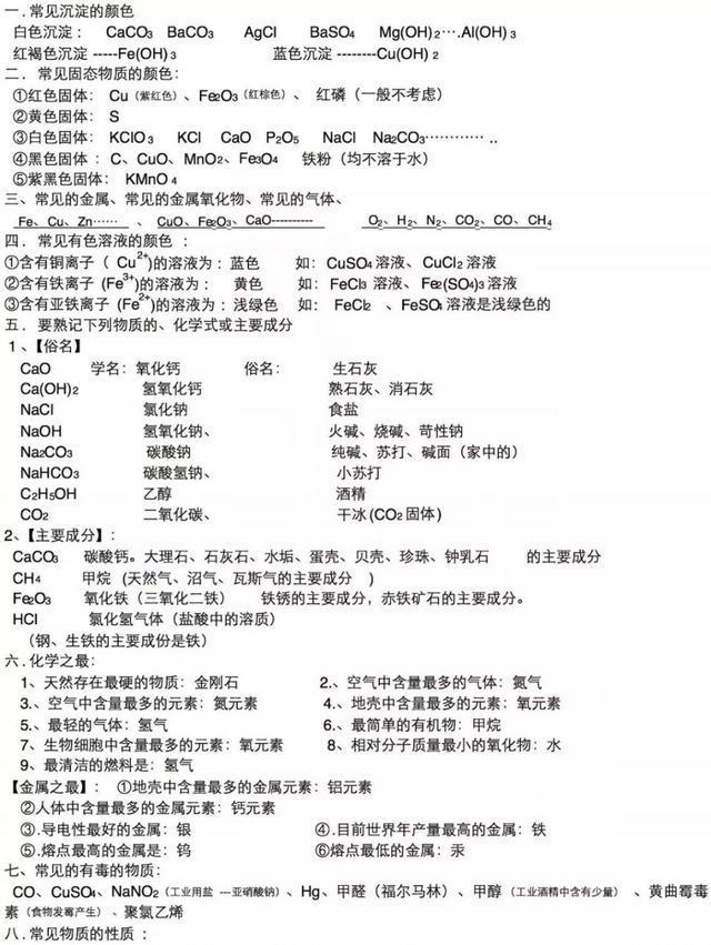 九年级化学期末考点全册,九年级化学全一册教辅