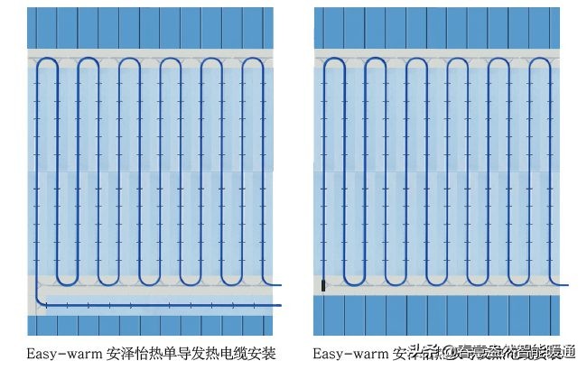发热电缆铺设视频完整版,发热电缆电地暖接线图