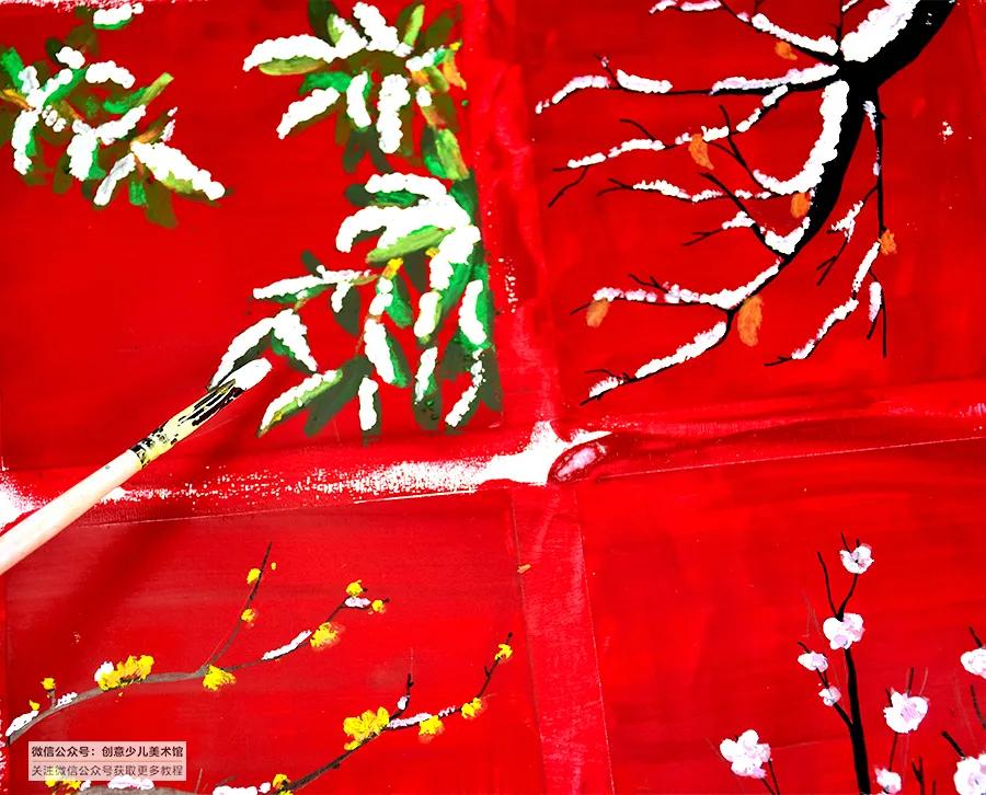 儿童画故宫怎么画,雪中小屋怎么画儿童画