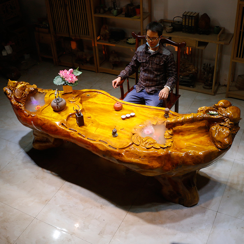 根雕茶台茶室,根雕茶台入门自学视频