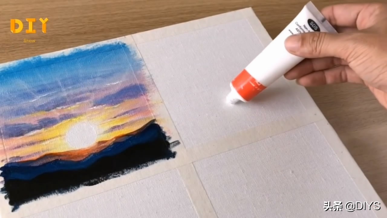 手工绘画制作大全简单又漂亮,简单好看的天空画