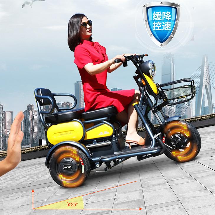 凤凰小三轮老年电动车,凤凰便携小三轮