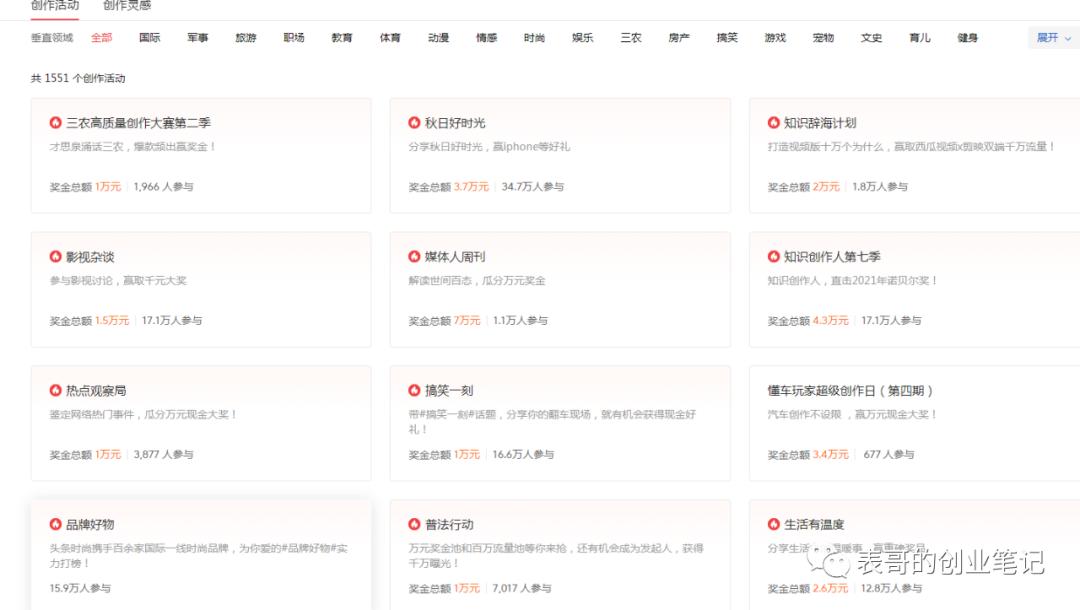 优秀自媒体头条号排行,自媒体领域头条号排名