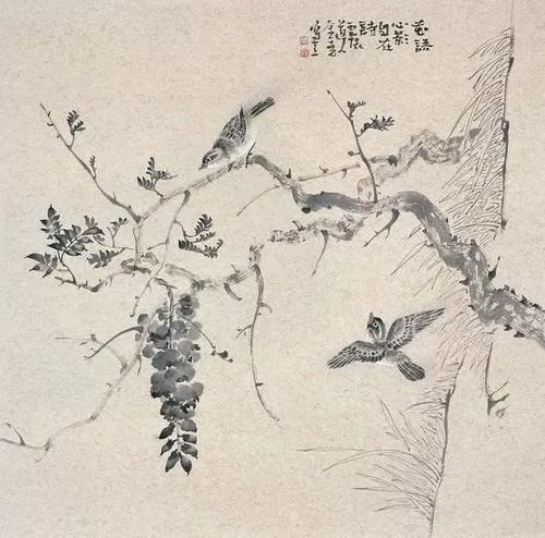 素朴的一花一草、精巧的一鸟一雀