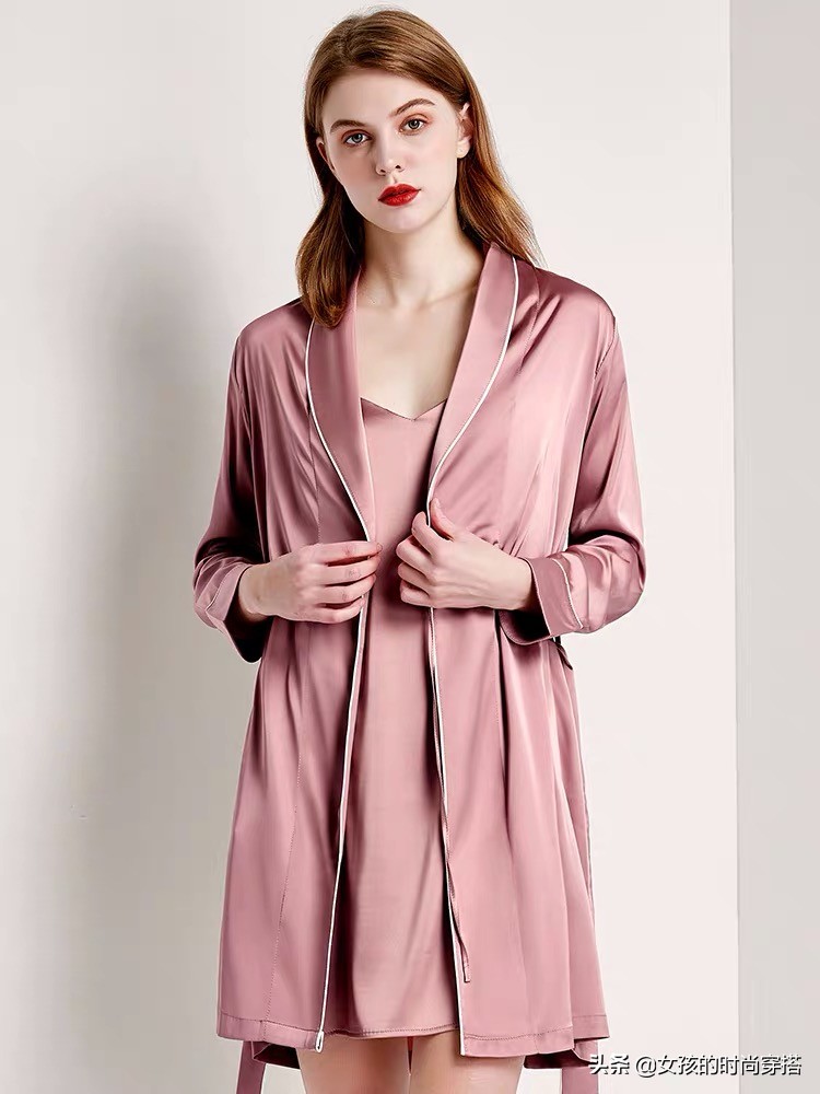 睡衣凉快冰丝睡衣,好看的夏季冰丝睡衣