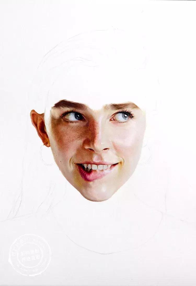 惊艳的彩铅画兔子,惊艳唯美的彩铅画