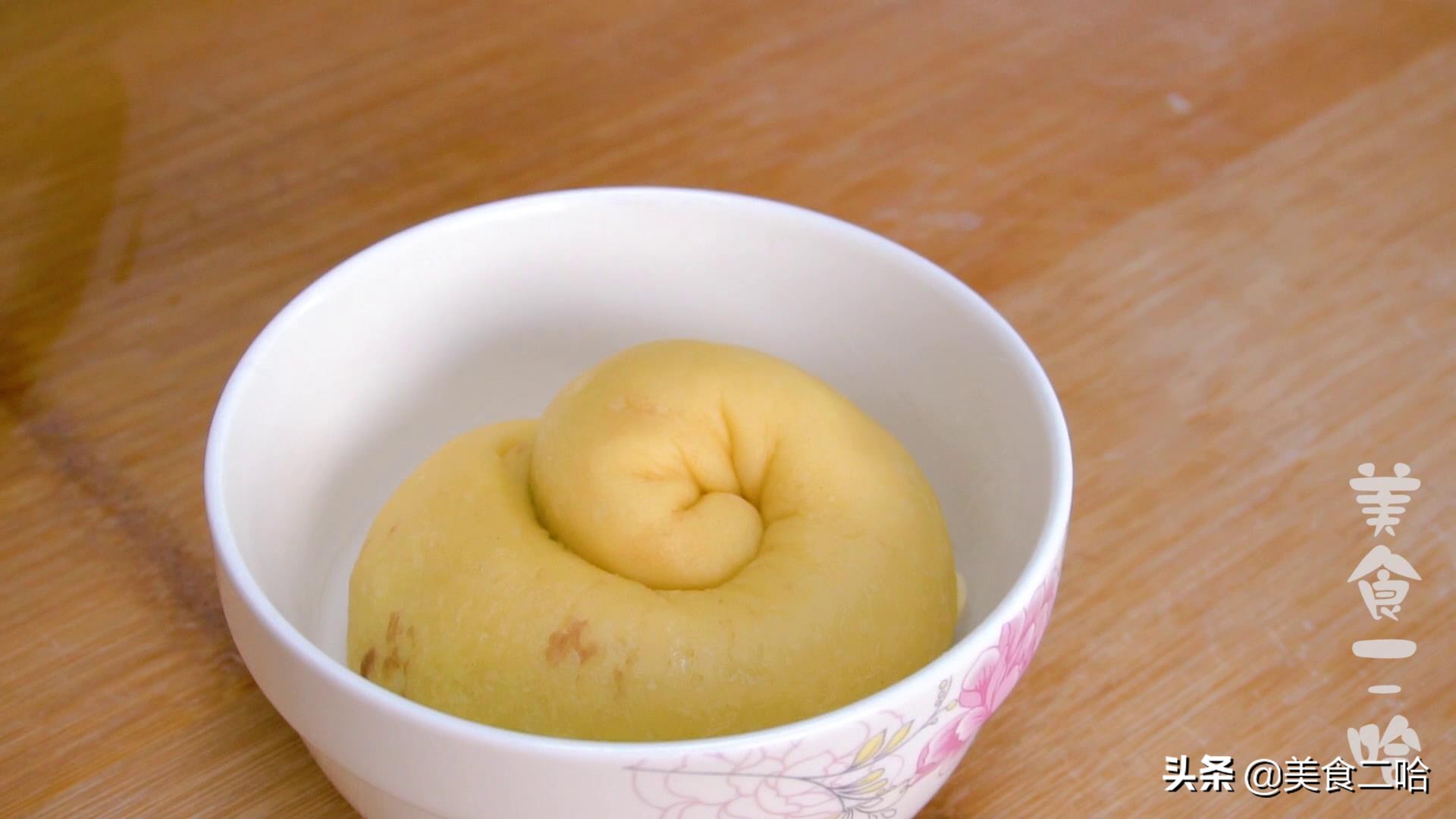 蒸面包不塌不回缩的诀窍,家里没饭了做个饼