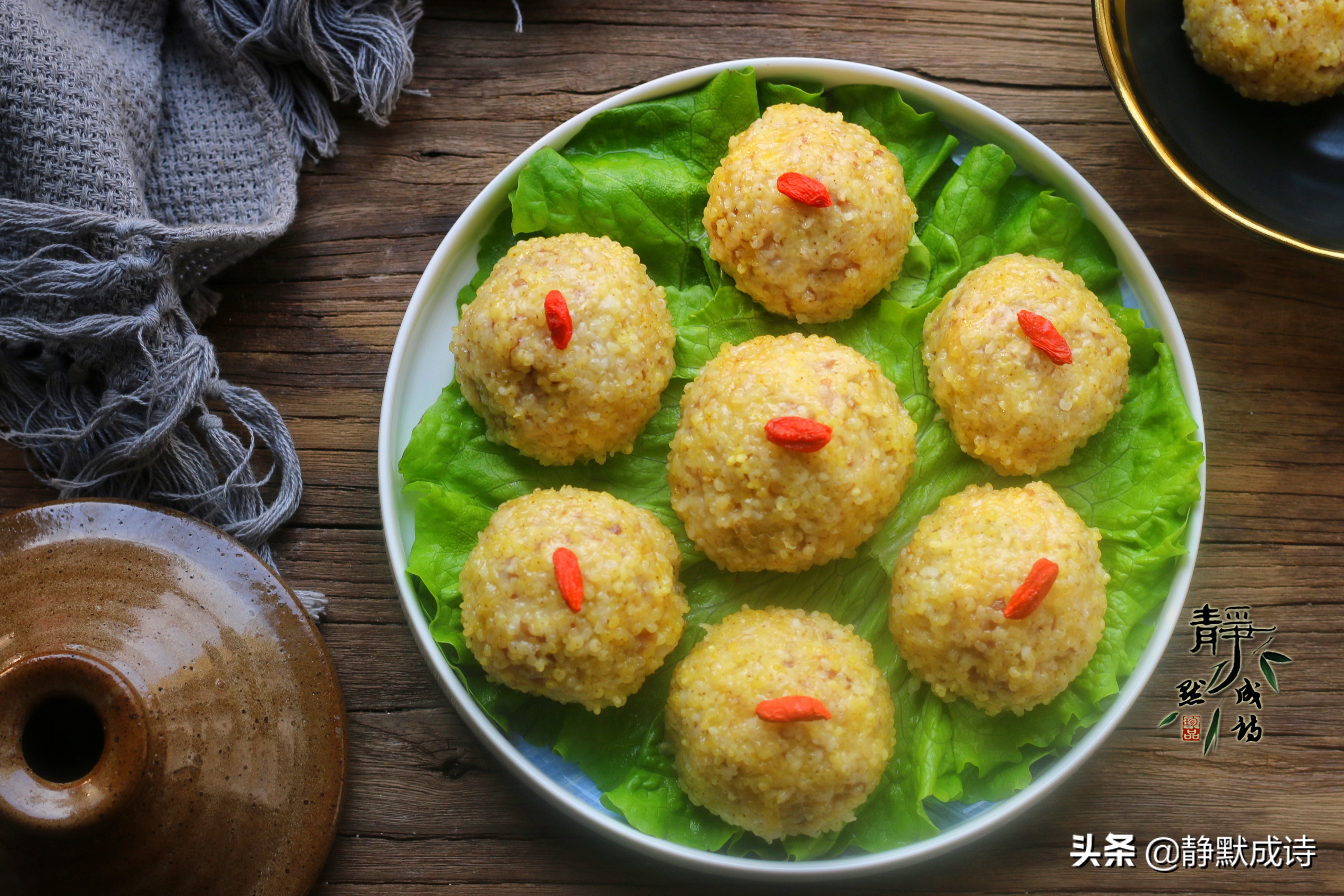 年夜饭必备的家常菜丸子,珍珠丸子的家常做法年夜饭