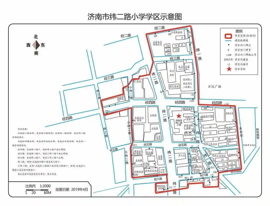 2019年小学学区房划分,市中区小学片区划分