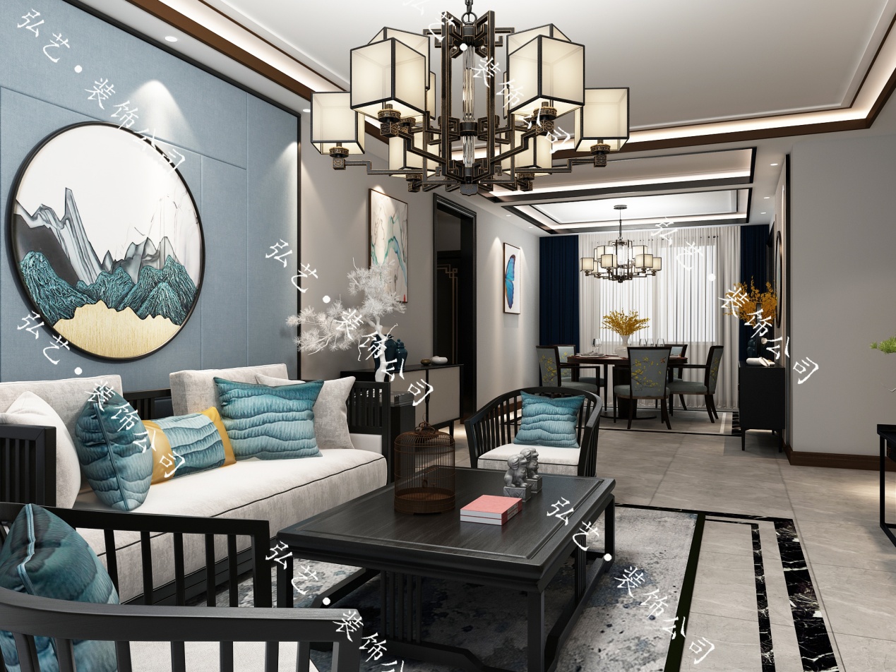 唐山景泰翰林装修风格,唐山景泰翰林120平装修