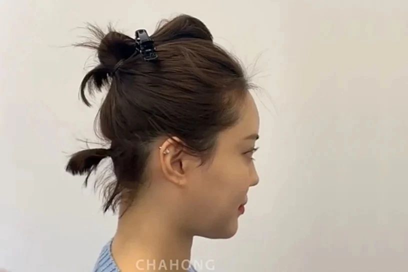 可以绑马尾的短发发型,短发怎样绑高马尾简单又好看