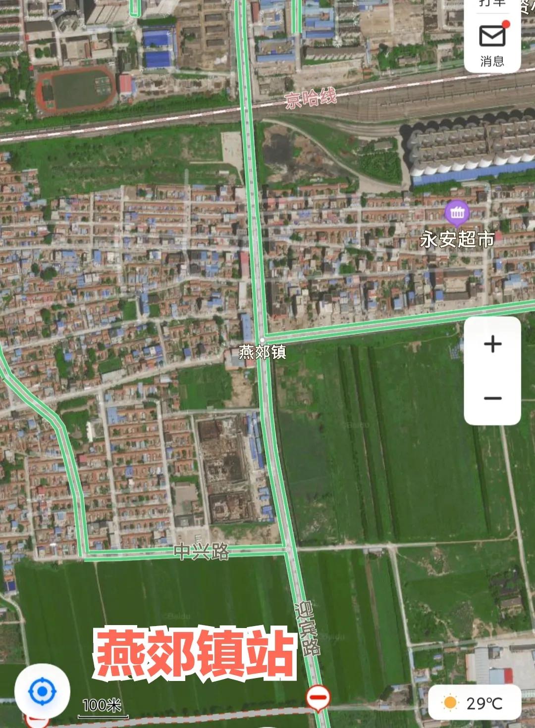 百度地图低调出现地铁22号线(平谷线)站点线路图