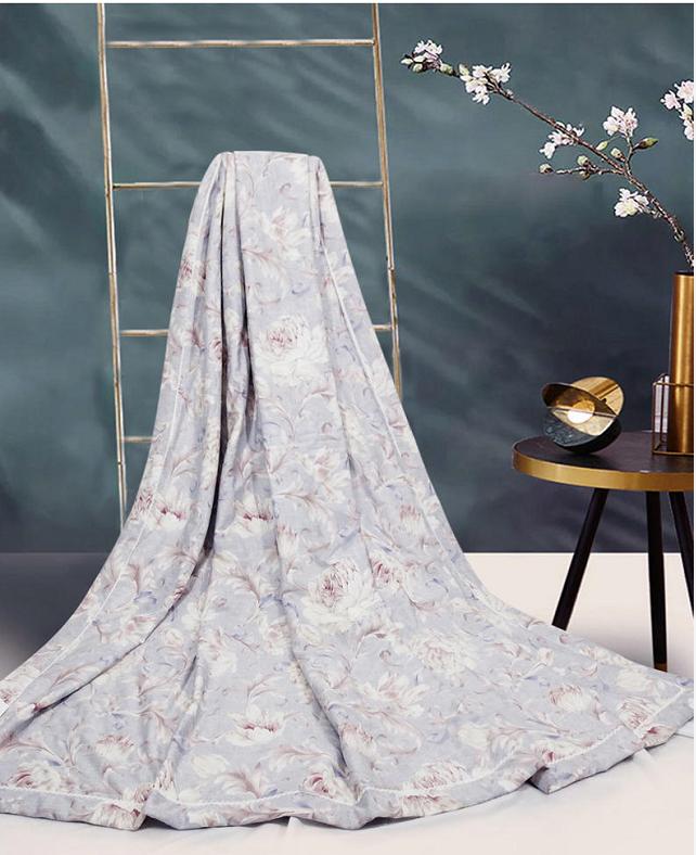 棉麻双层纱夏凉被柔软亲肤,亲肤天丝夏凉被