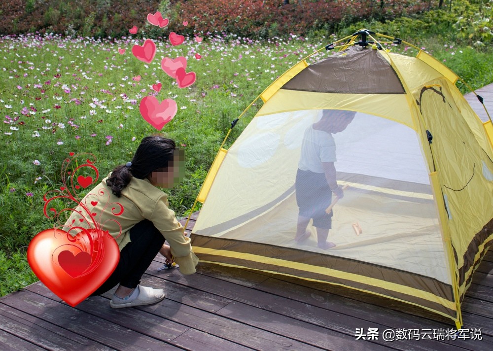 快速给萌宝一间独处的萌趣小屋——早风轻便速开儿童帐篷轻体验