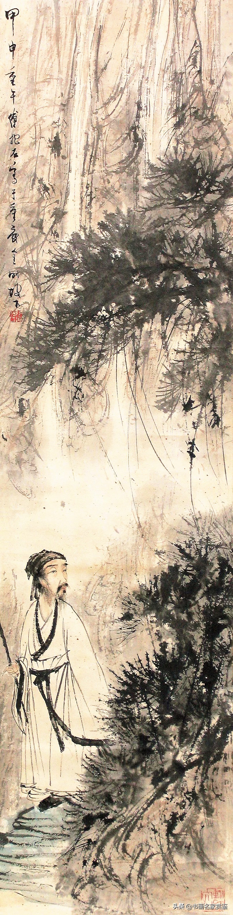 傅抱石大师作品图片,中国画坛巨擘