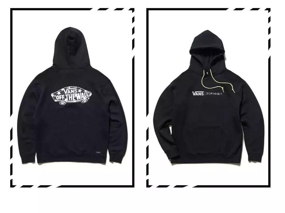 vans新款联名腰果花,vans黑白联名