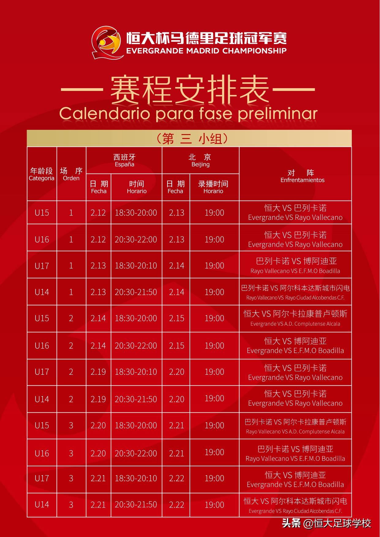 马德里足球世界杯对巴拉多利德,2019恒大马德里足球冠军赛