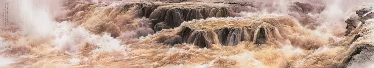 画黄河壶口瀑布的画家徐惠君,专访国画家徐惠君壶口瀑布画法