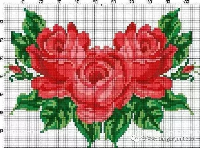 十字绣绣花图纸,十字绣刺绣花图