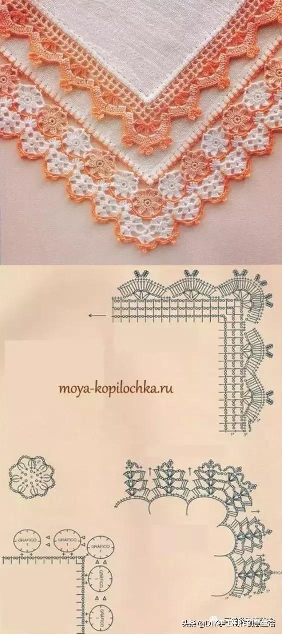 漂亮的钩针桌布衣,钩针钩织漂亮桌布衣图解