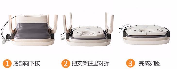 可加热足浴盆可折叠,折叠足浴按摩加热洗脚盆