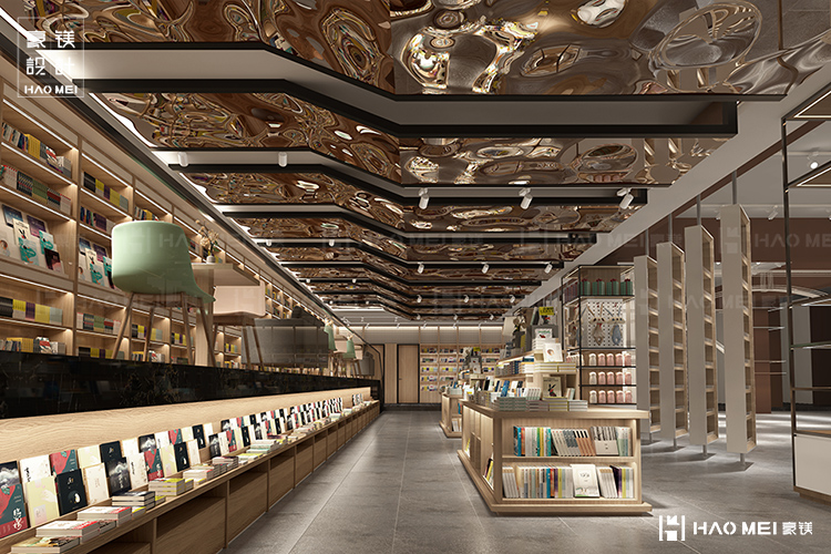 儿童书店装修效果图,书店创意装修