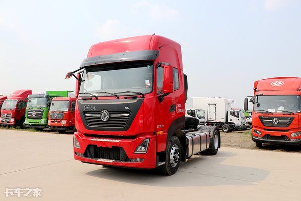 东风天龙旗舰国六560自动挡牵引车,国六东风天龙kl465载货车