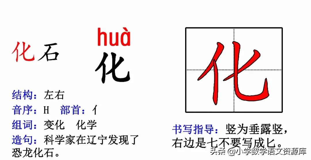二年级上册生字部首组词造句表格,二年级上册生字偏旁部首造句