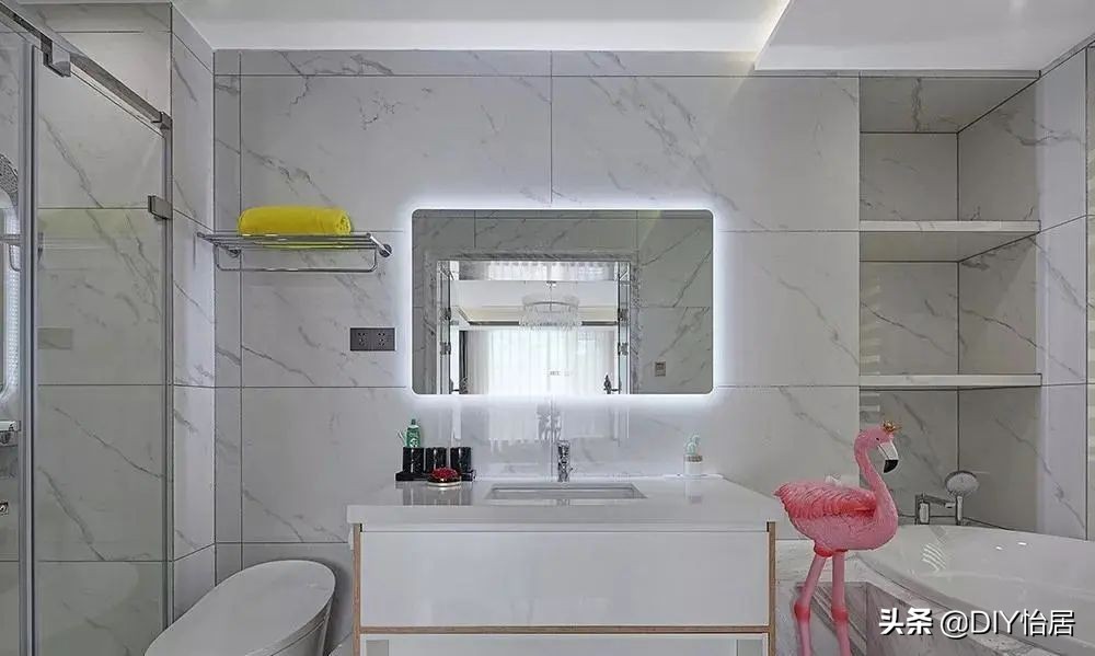 DIY怡居｜精致时尚轻奢风复式大宅，负一层的阳光房太太太美了