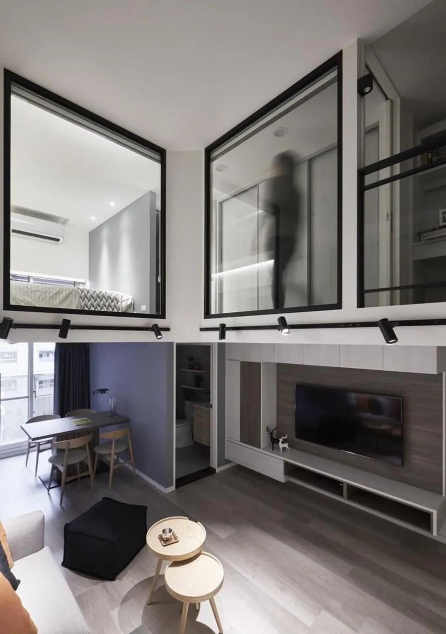 46个平方住六口人,46人住三人间和双人间客房