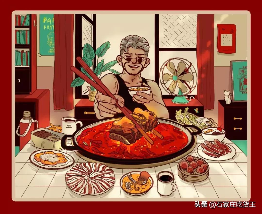 网红“爸爸”终于来了！1分钟就能吃的牛排火锅，连锅底都有肉