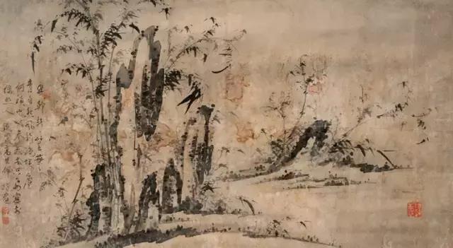 这组花鸟画作品着实让人眼前一亮,这水墨花鸟画太养眼了