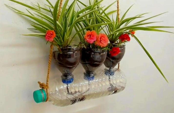 家用塑料桶怎么改花盆,塑料桶怎么做花盆架子视频教程