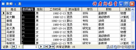 access数据表的操作,access数据表基本操作