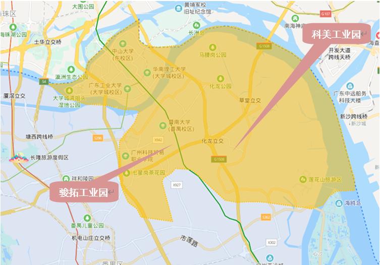 广州番禺第一工业五区租金,广州番禺巨大产业园租金