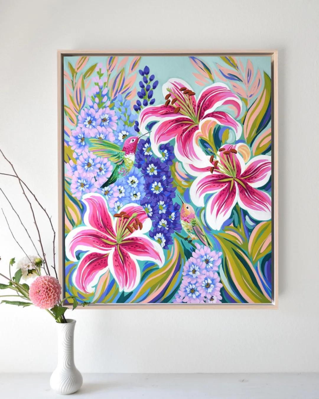 美术创意画幼儿丙烯平涂画,丙烯平涂的正确方法图解