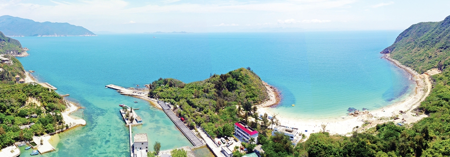 大亚湾三门岛,三门岛远眺大亚湾