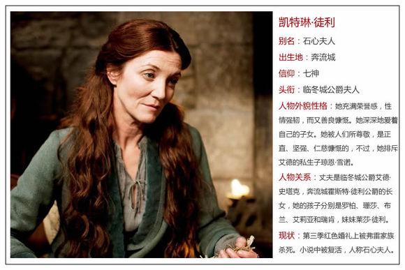 凯特琳·史塔克,凯特琳史塔克为什么讨厌雪诺