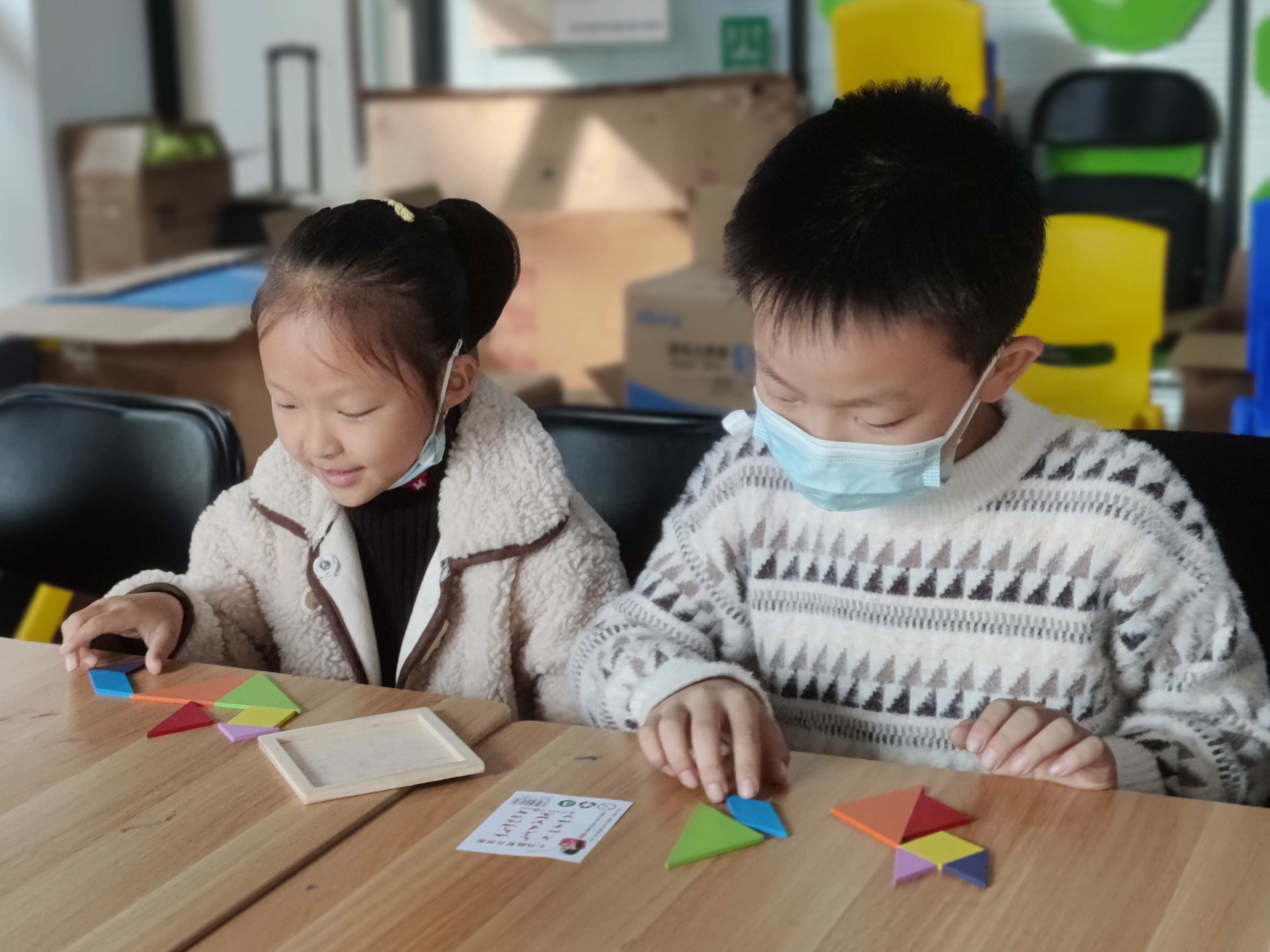 百变七巧板——壹基金儿童服务站1157号大庙村