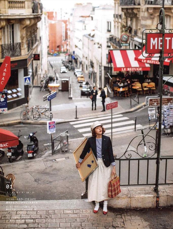 条纹衫的正确搭配,条纹衫穿宽松一点好看吗