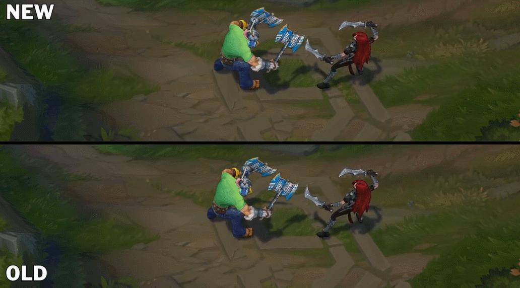 lol奥拉夫皮肤手感排行手游,lol奥拉夫冰河时代皮肤有特效吗