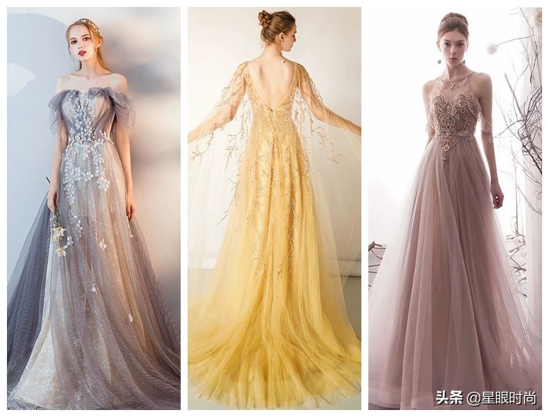 高档礼服气质名媛秋冬,高贵优雅好看的礼服